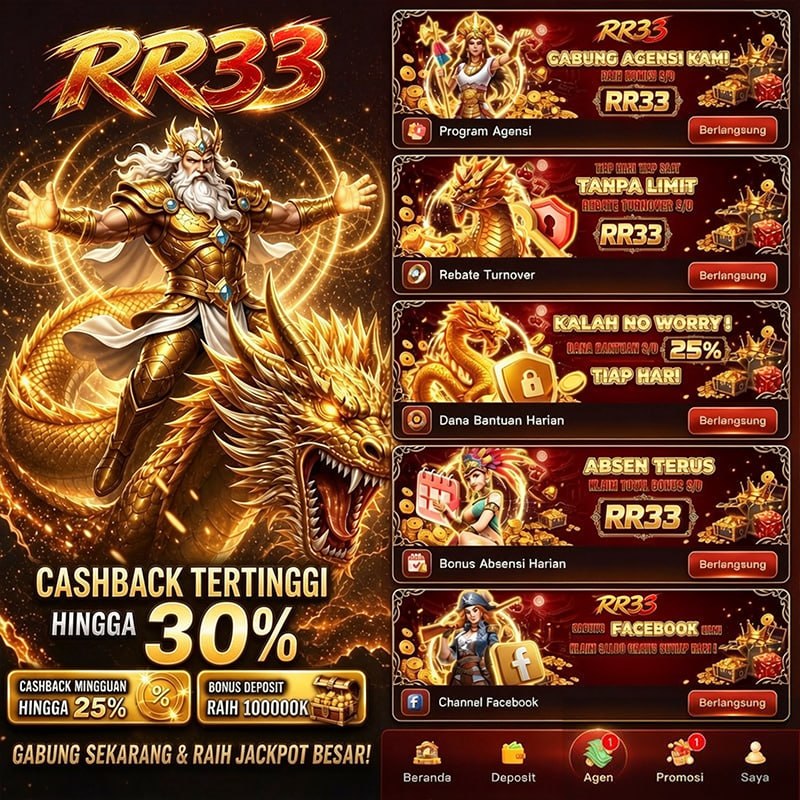 RR33 - Platform Slot Online dengan Pengalaman Bermain Terbaik